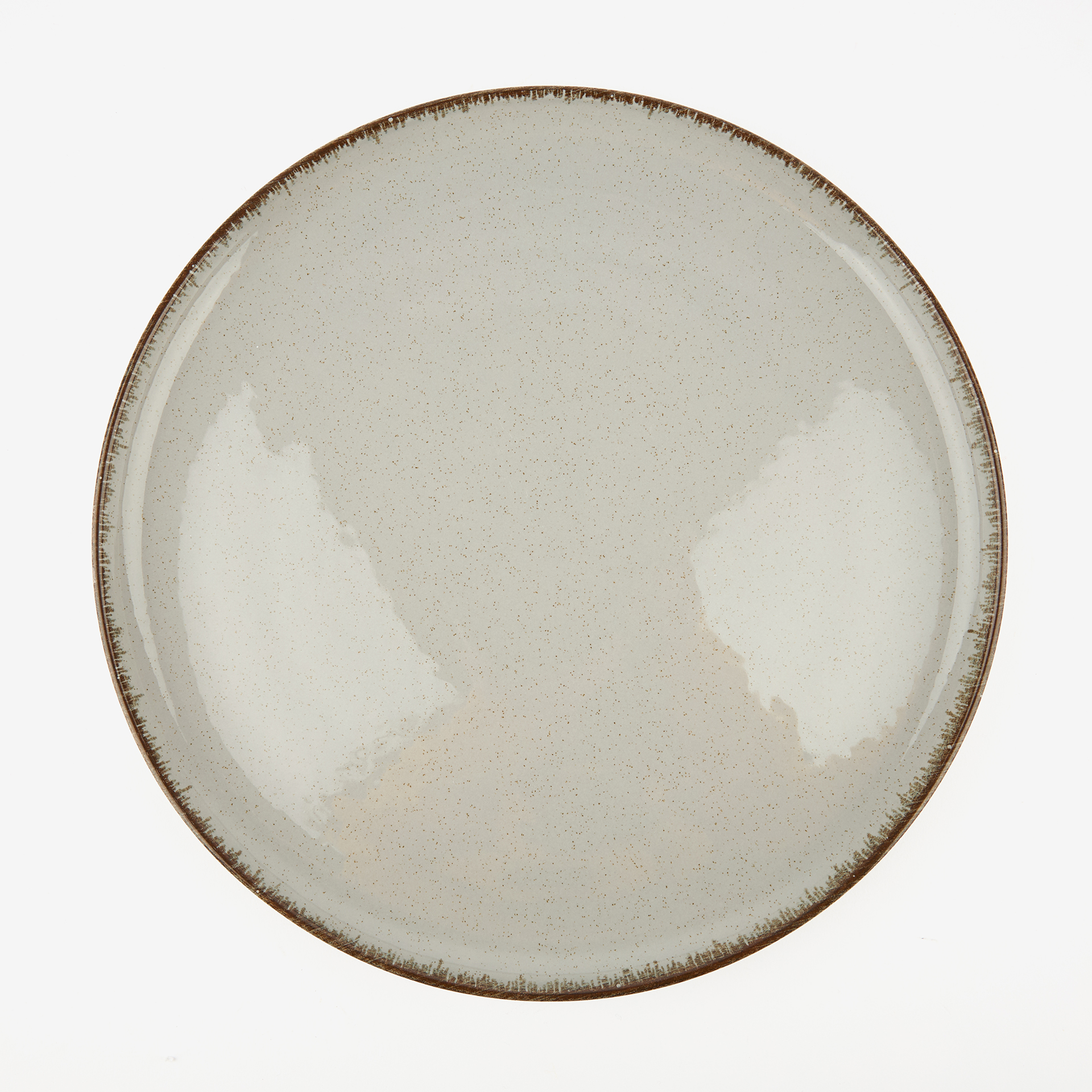 Vajilla de porcelana gris Olite