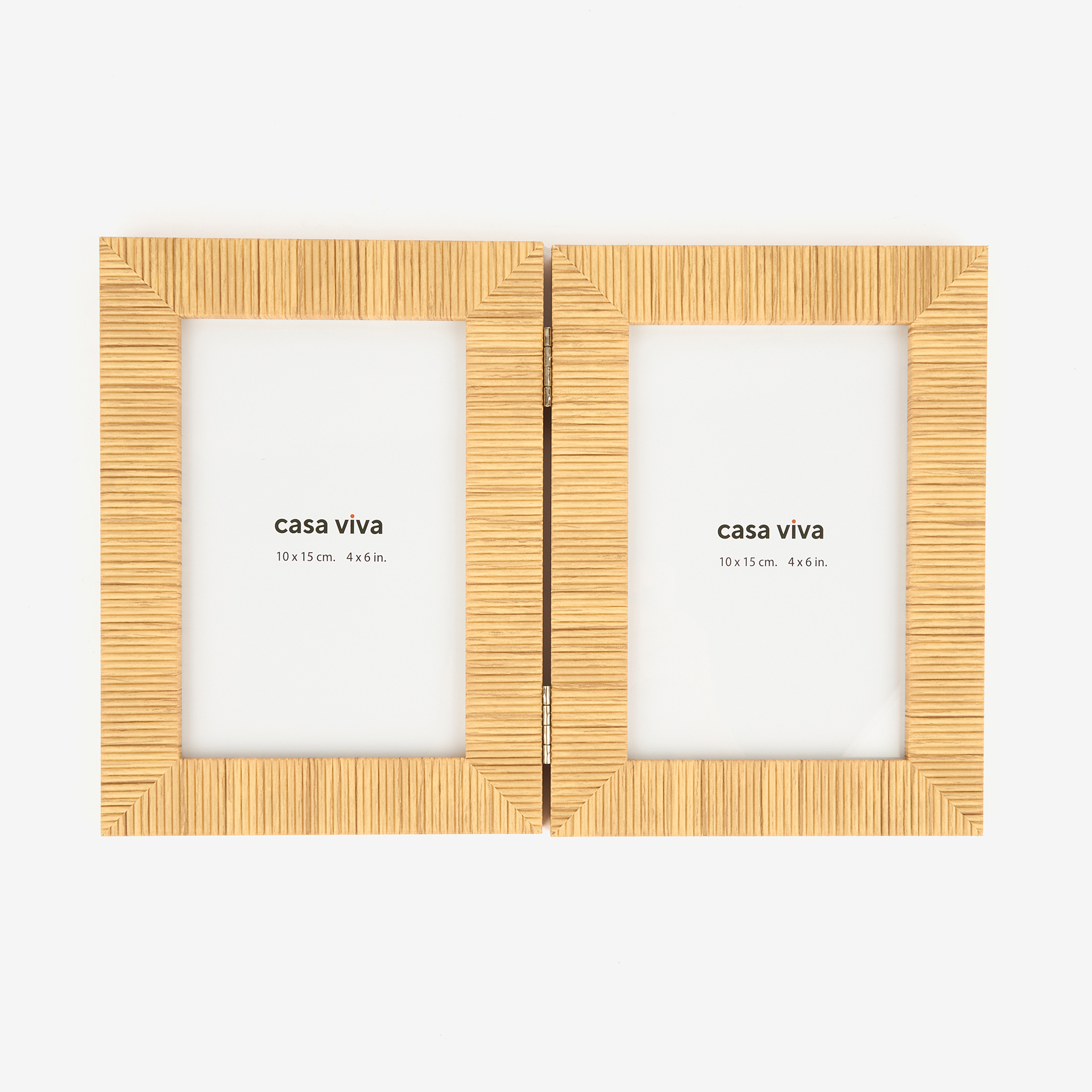 Marco de 2 fotos de cuerda Baloda 10x15cm