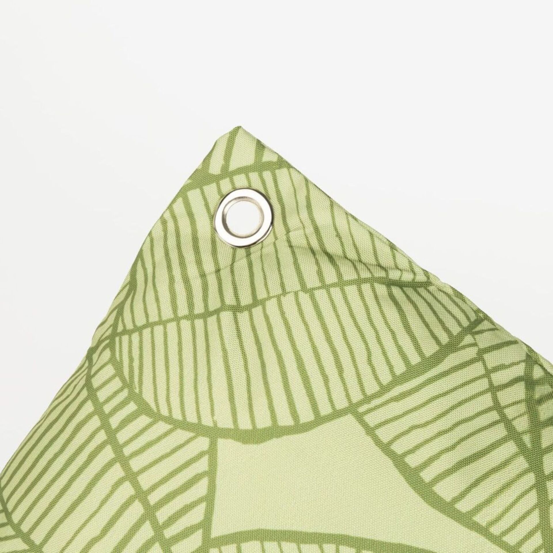 Cojín verde de poliéster Fronda 45x45cm