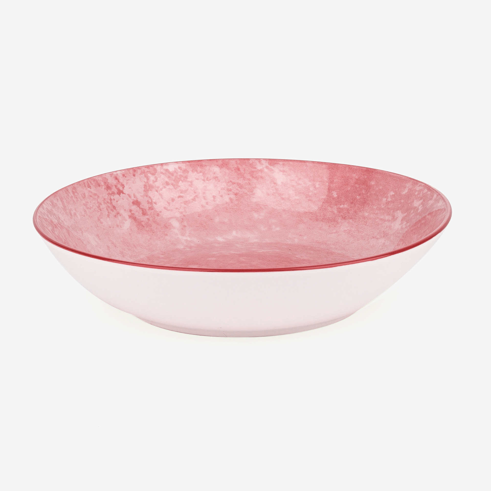 Vajilla de 12 piezas de porcelana rosa Galik