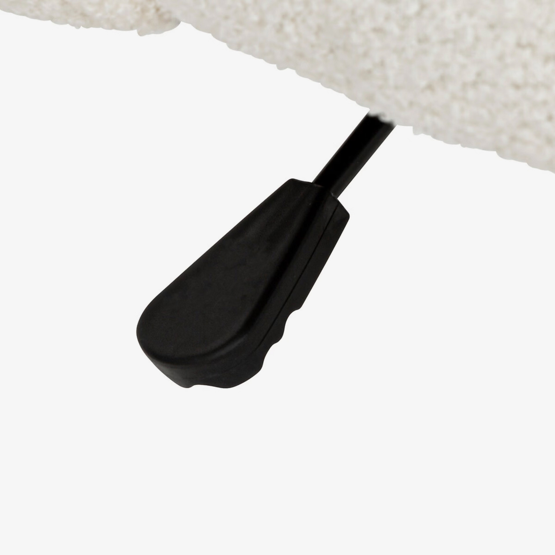 Silla de escritorio blanca de rizo Giren 