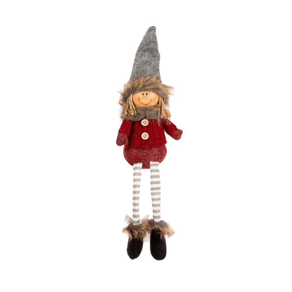 Figura decorativa Muñeco con gorro 42cm