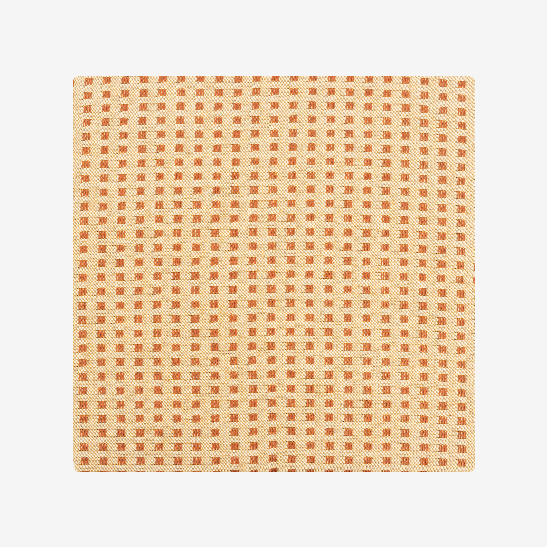 Mantel de algod&oacute;n reciclado naranja Trivial 140x250cm