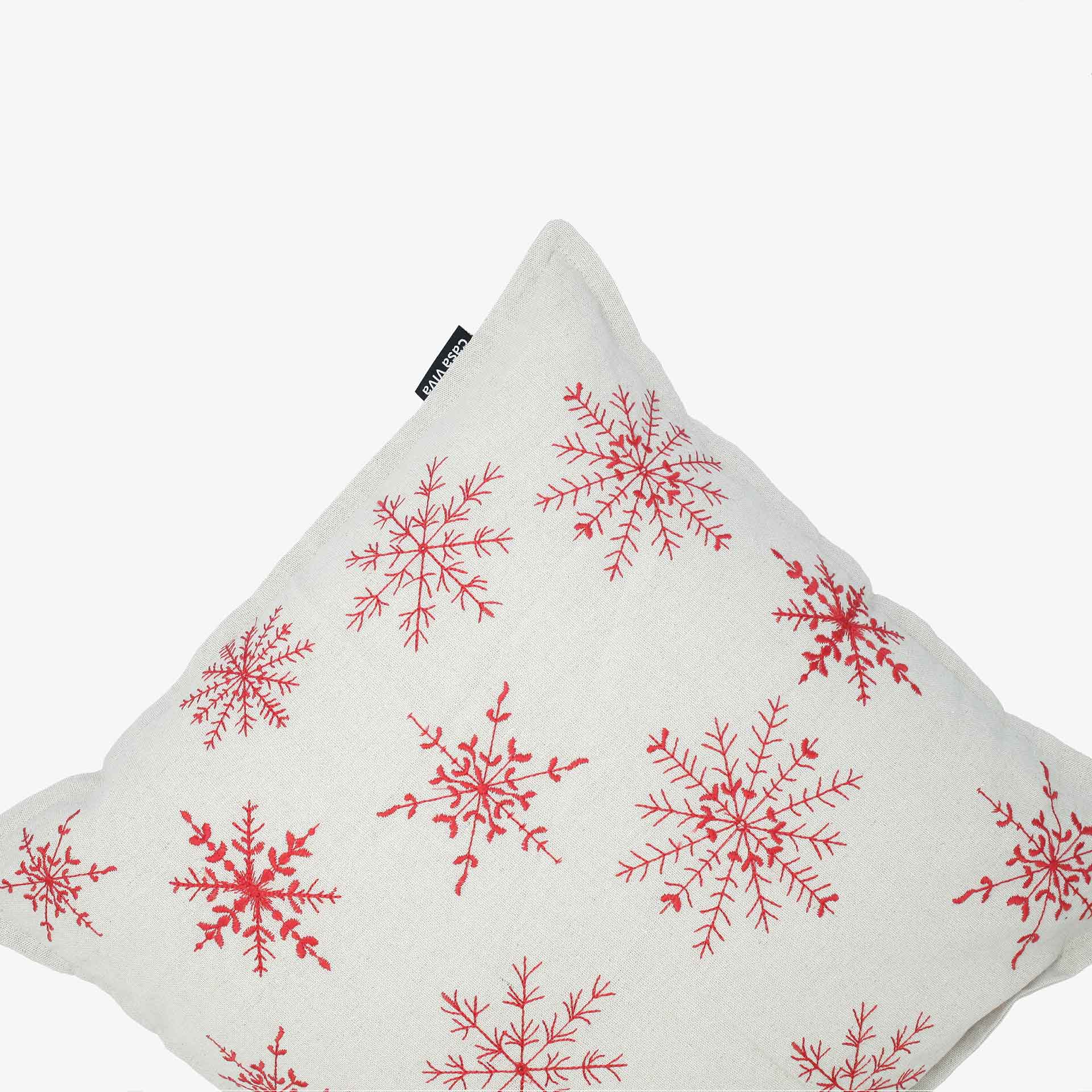 Funda de coj&iacute;n Copos Nieve 45x45cm