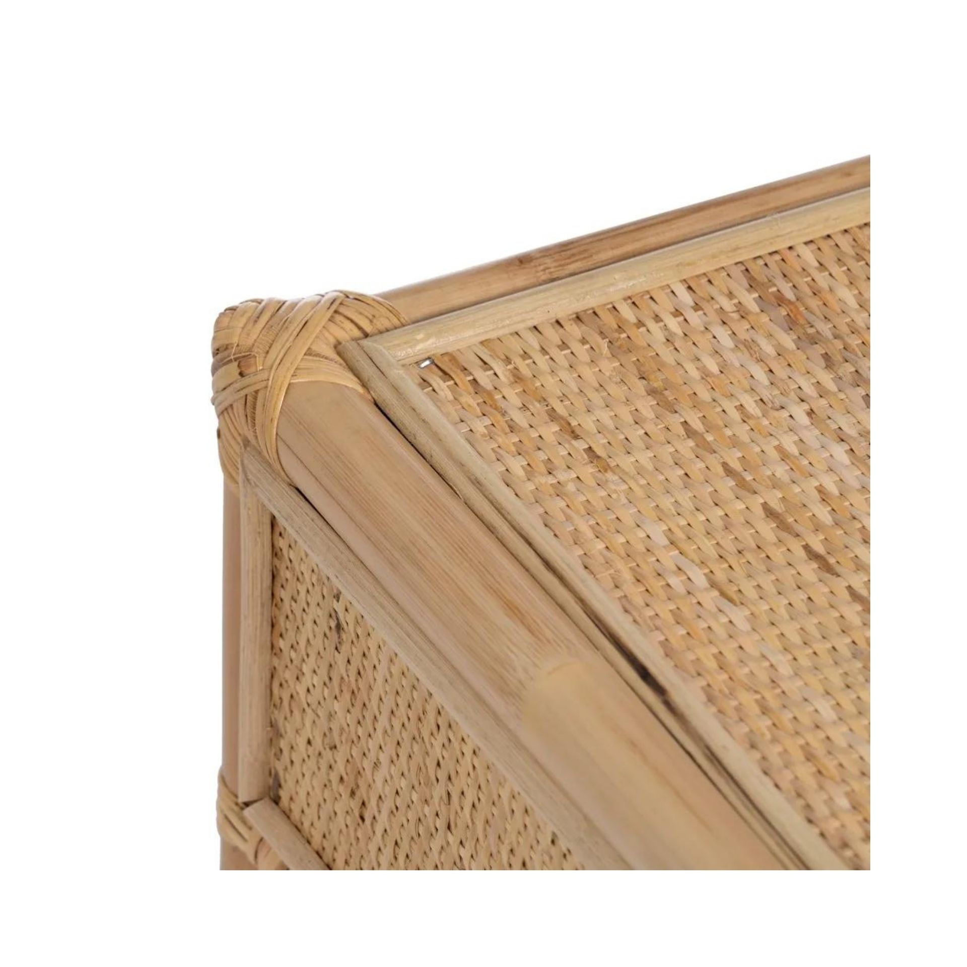 Mesa de noche de rat&aacute;n 45x35x50cm