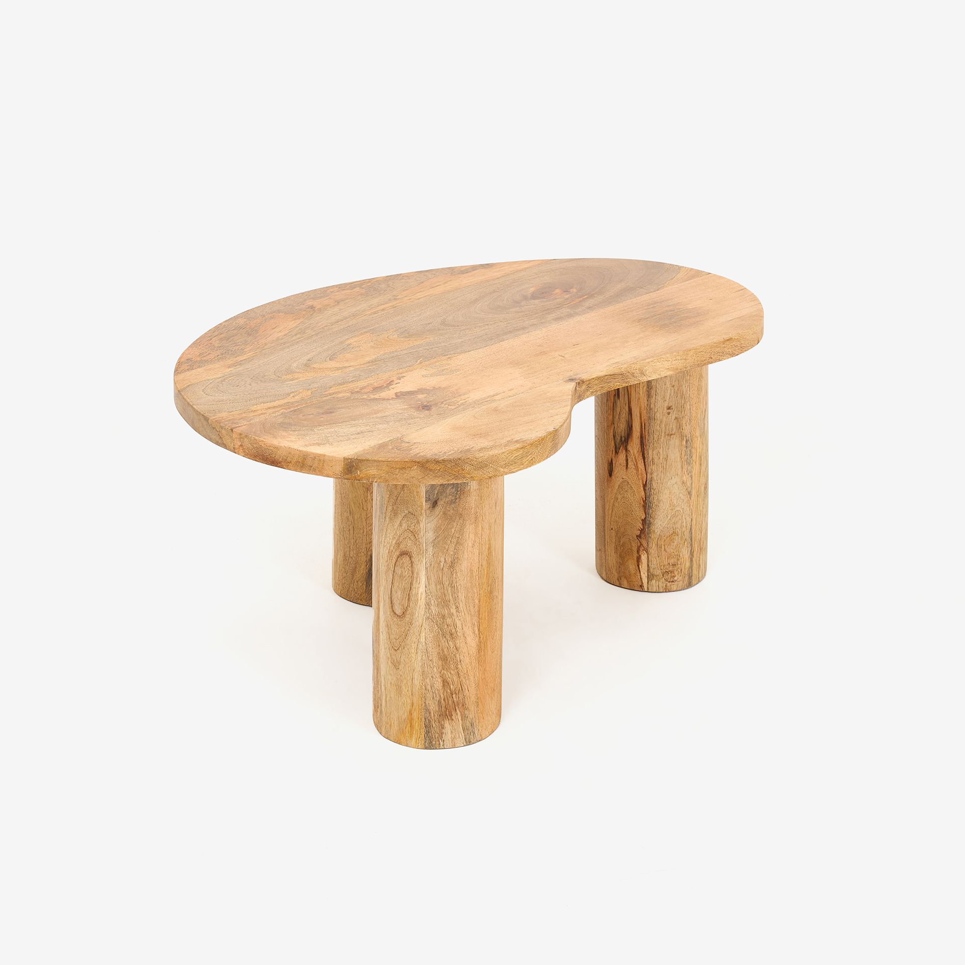 Mesa auxiliar de madera de mango Settle 70x55x35 Clau&Chloe