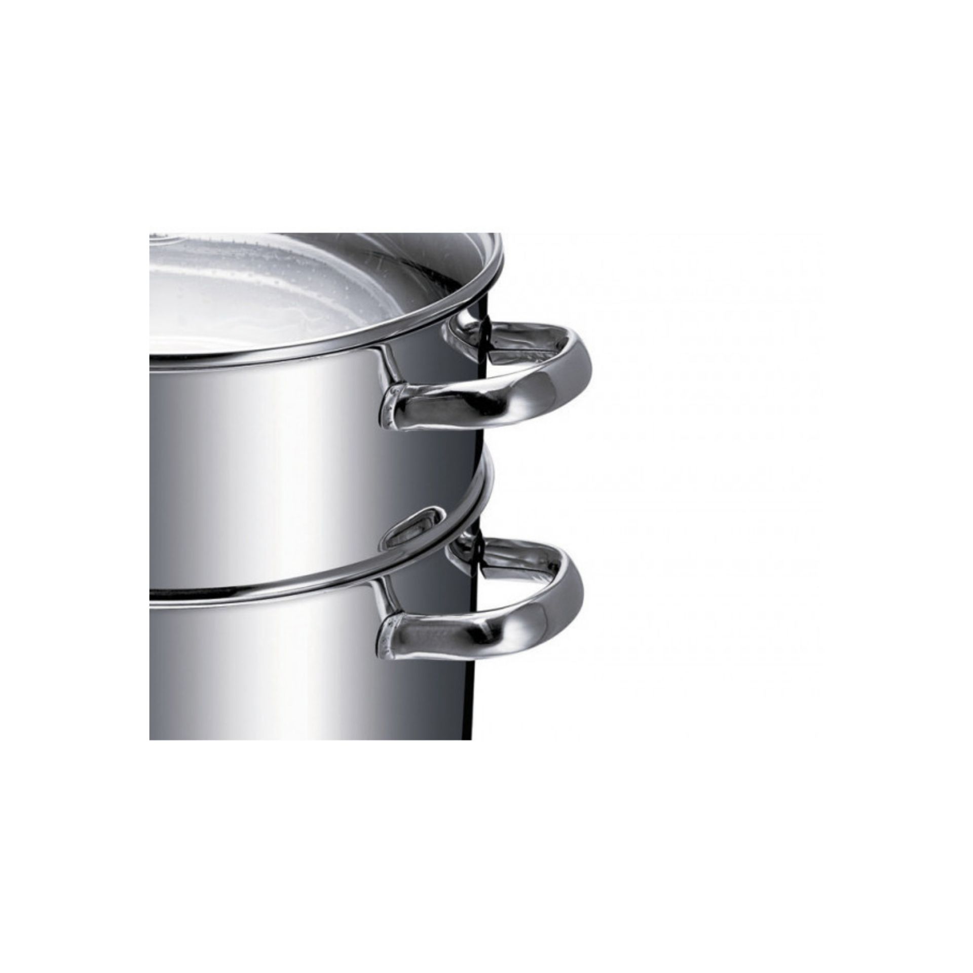 Olla para cocción al vapor de acero inoxidable Ø23cm, 8L