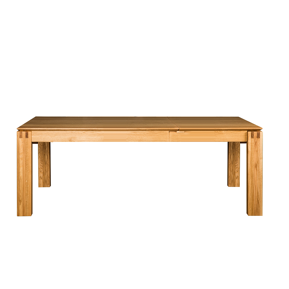 Mesa extensible de madera de roble 160/240cm