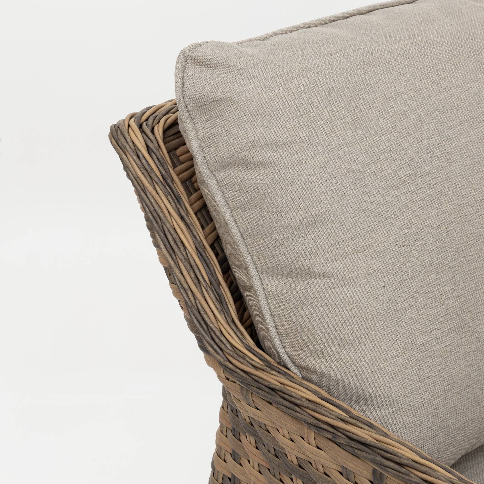 Set de jardín de 4 piezas de ratán sintético Lanai