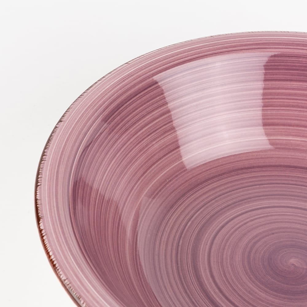 Ensaladera rosa de gres Vita &Oslash;23cm