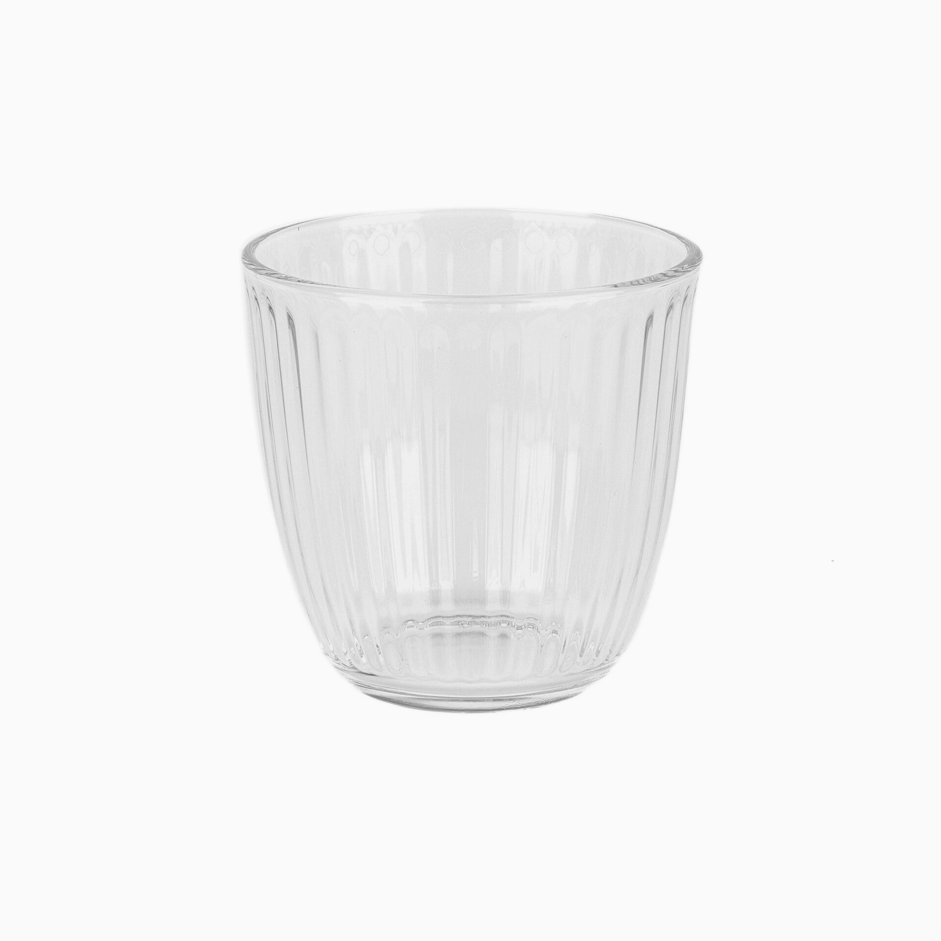 Vaso de cristal transparente Line 29cl