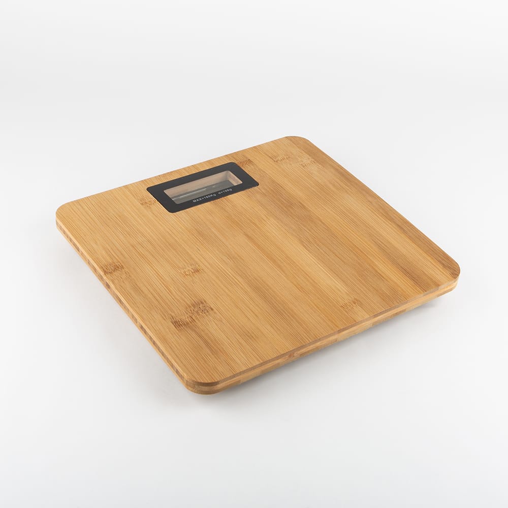 B&aacute;scula para ba&ntilde;o de bamb&uacute; 28x28x3cm