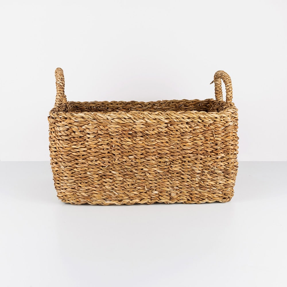 Cesta de mimbre Typha grande 40x30x20cm