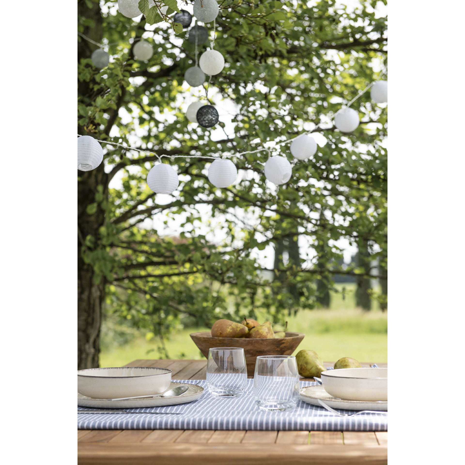 Guirnalda 10 LEDS gris