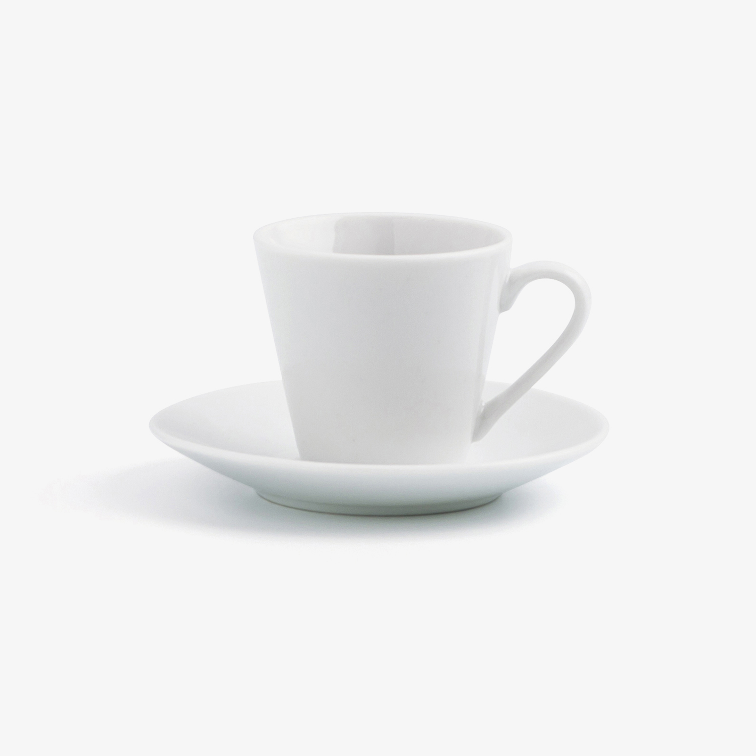 Set de 6 tazas de caf&eacute; de porcelana 90cl