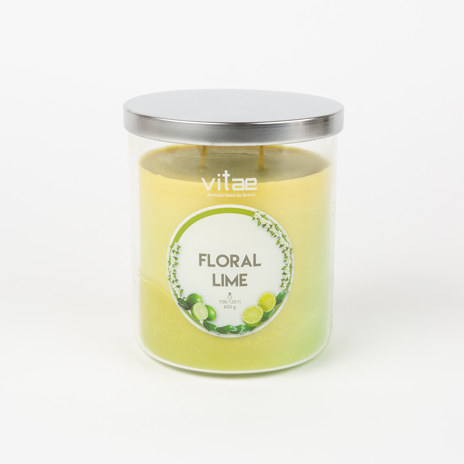Vela aroma lima floral 600gr Vitae