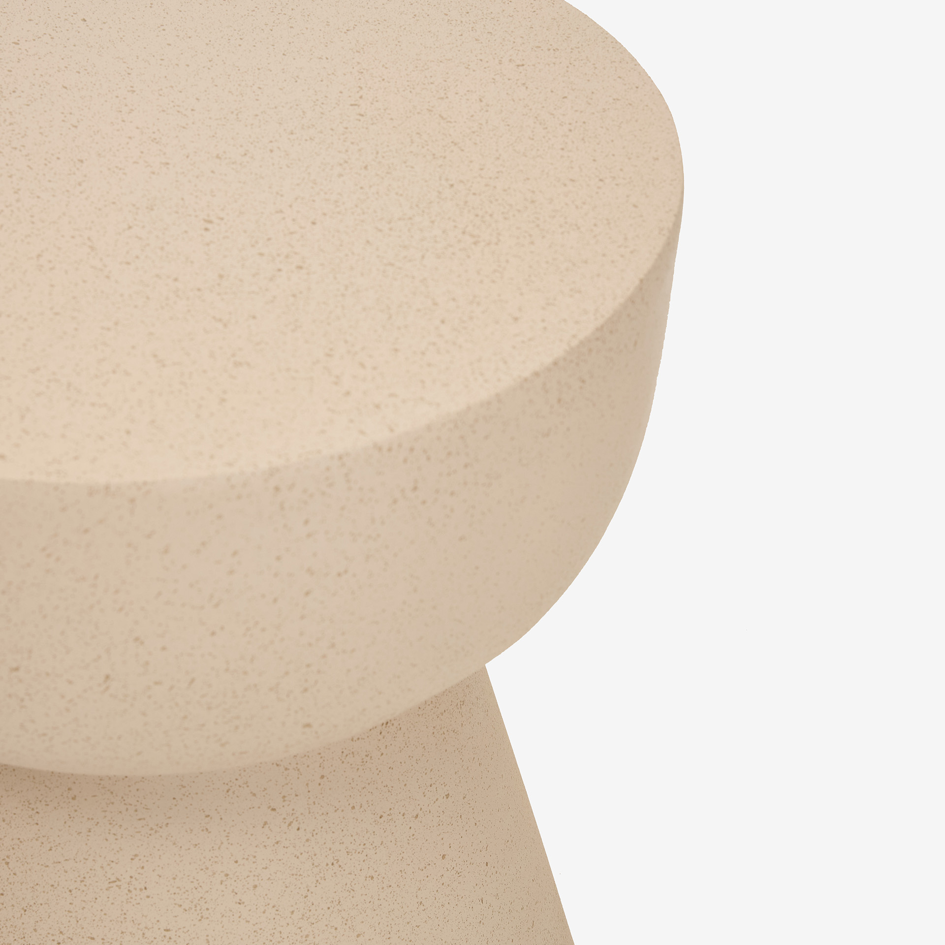 Mesa auxiliar arena Taipei &Oslash;33x43cm