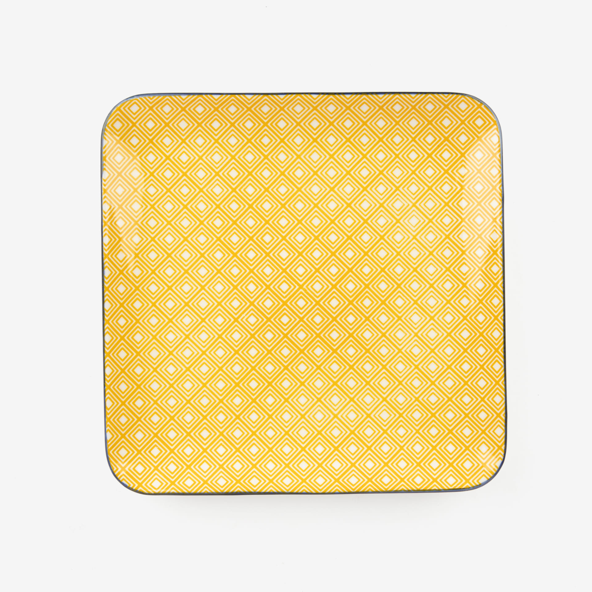 Bandeja de porcelana Okinawa 21x21cm