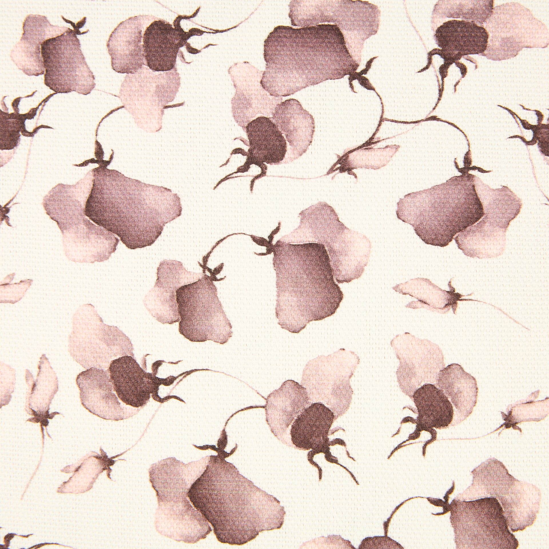 Funda de cojín de algodón rosa Amapola 45x45cm