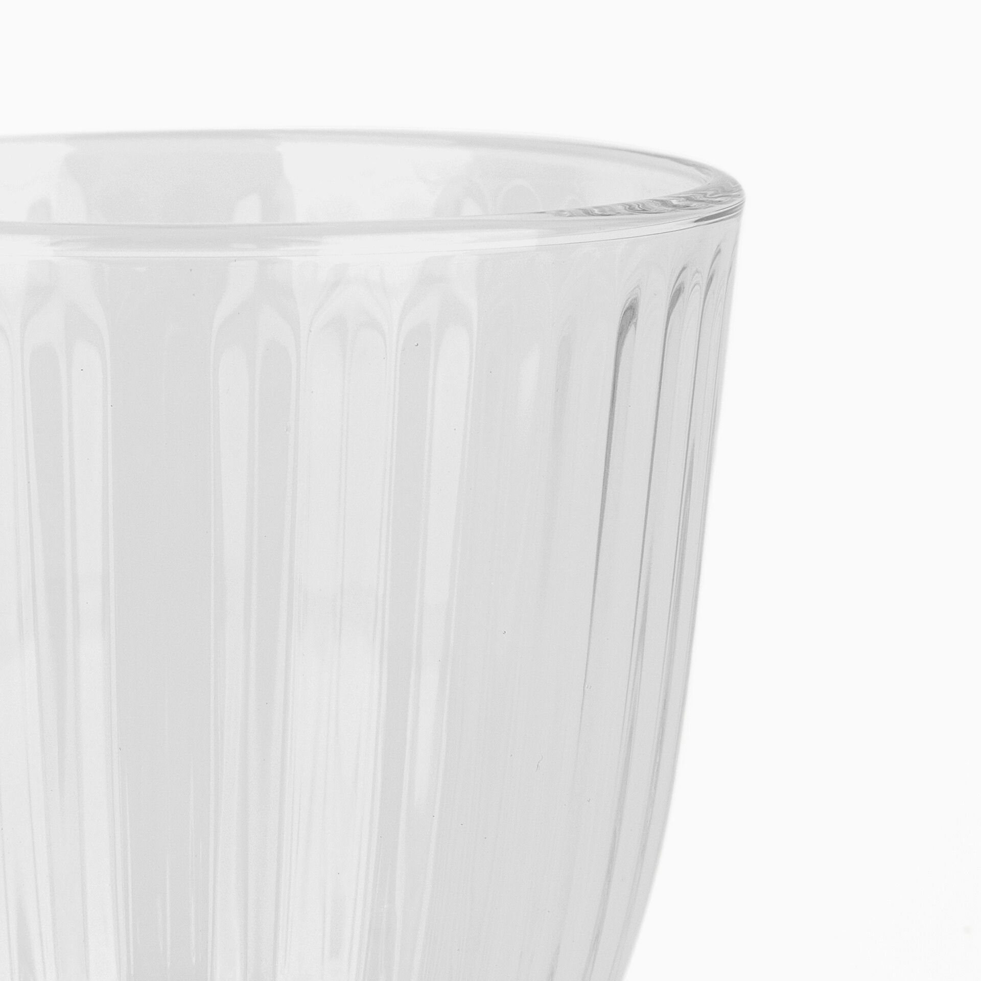 Vaso de cristal transparente Line 29cl