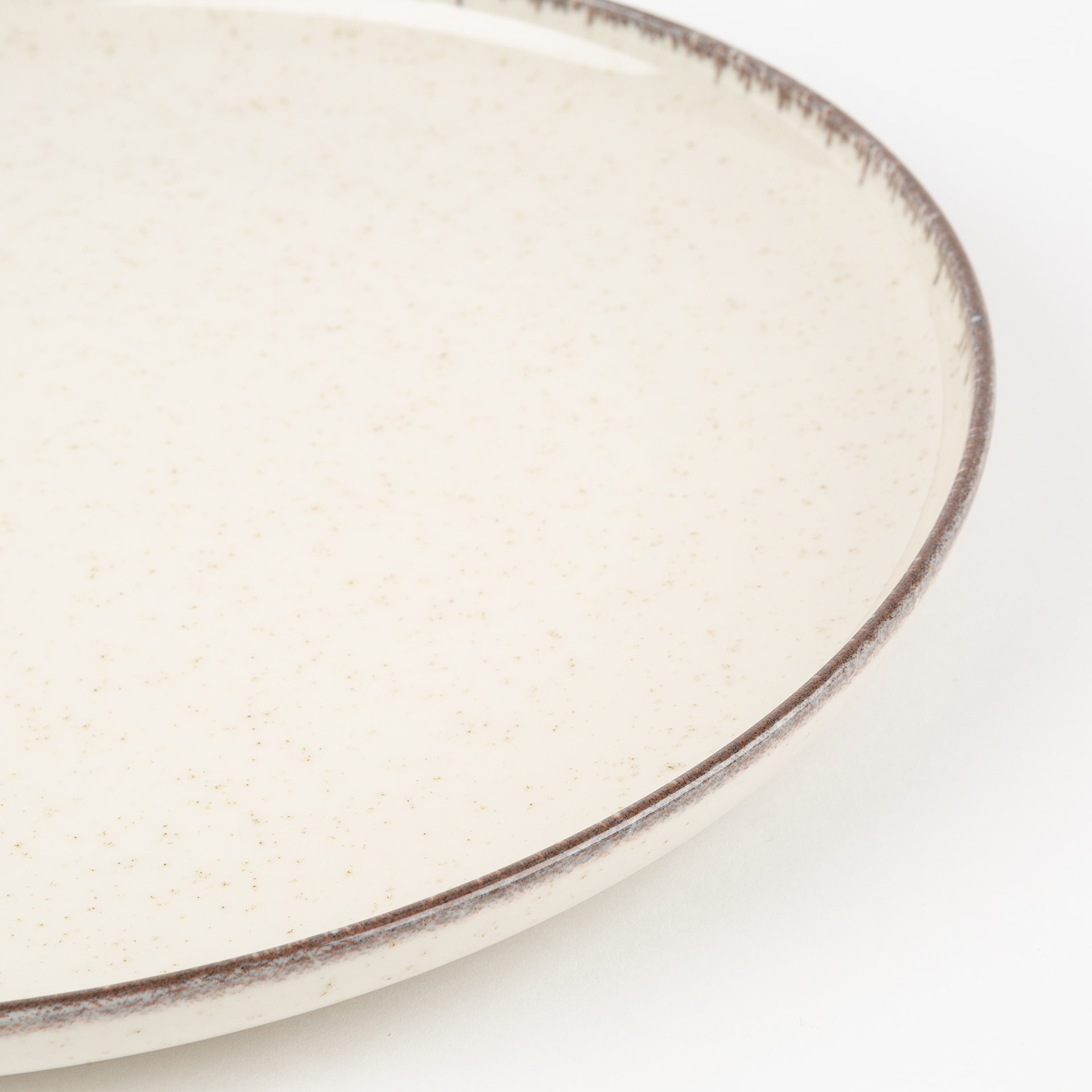 Vajilla de 12 piezas de porcelana marfil Olite