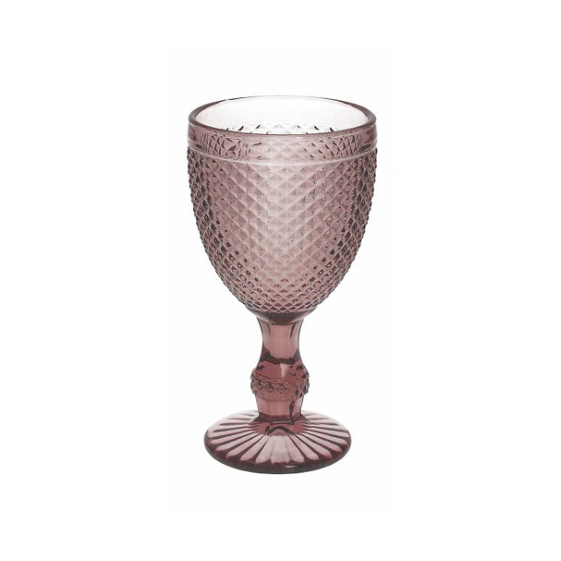 Copa cristal rosa Diamante 28cl
