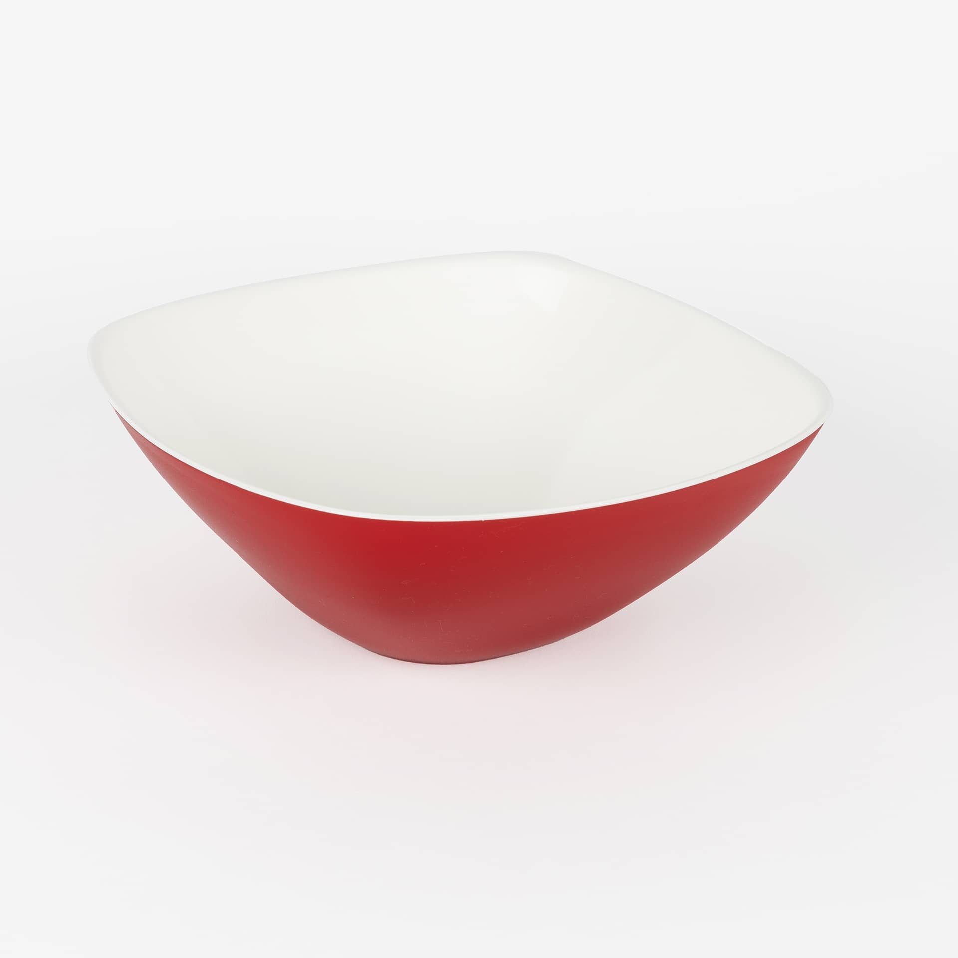 Bol ensaladera de polipropileno rojo y blanco &Oslash;25cm - Guzzini