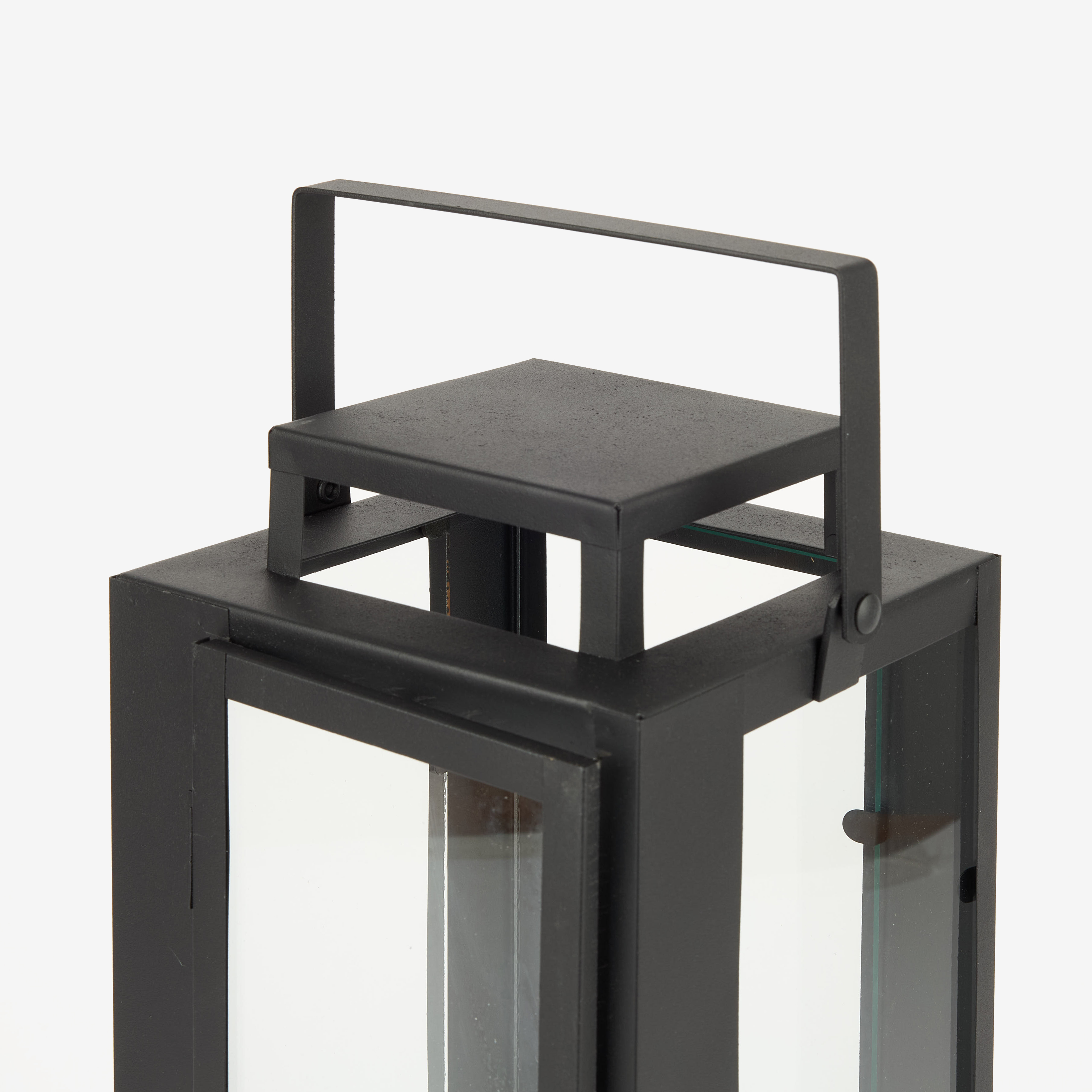 Farol de metal negro Calin 35cm