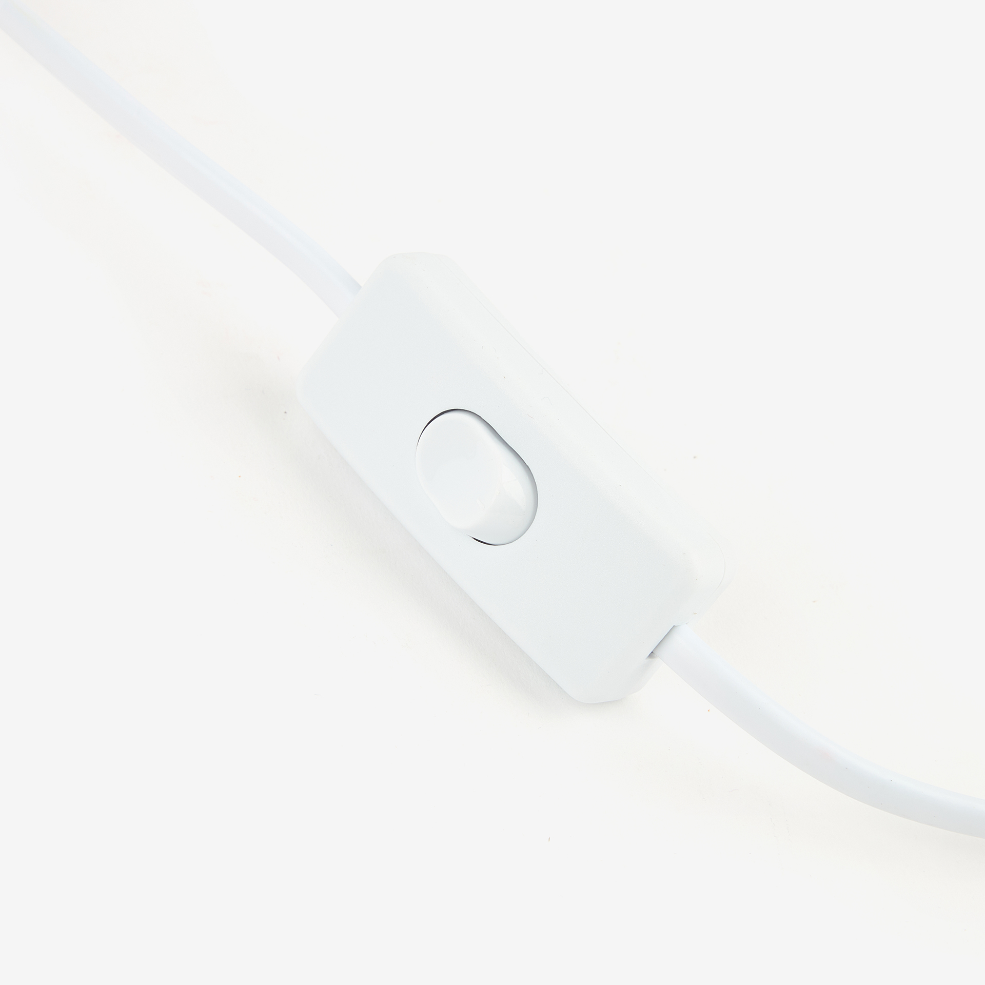 L&aacute;mpara de mesa blanca de metal y madera Flexo &Oslash;14x36cm