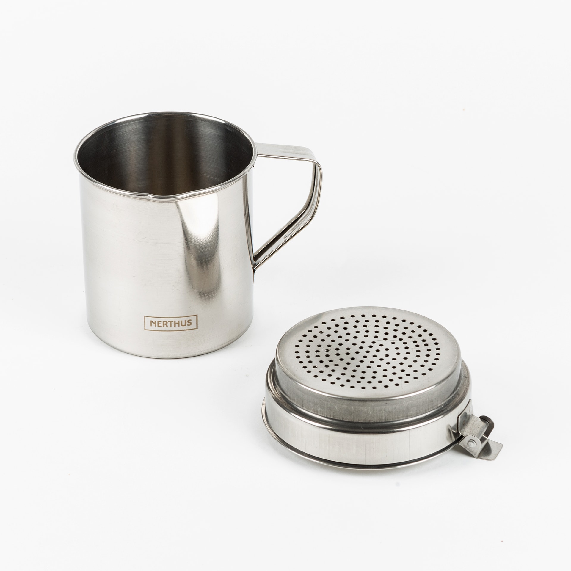 Contenedor para aceite con filtro de acero inoxidable 900ml