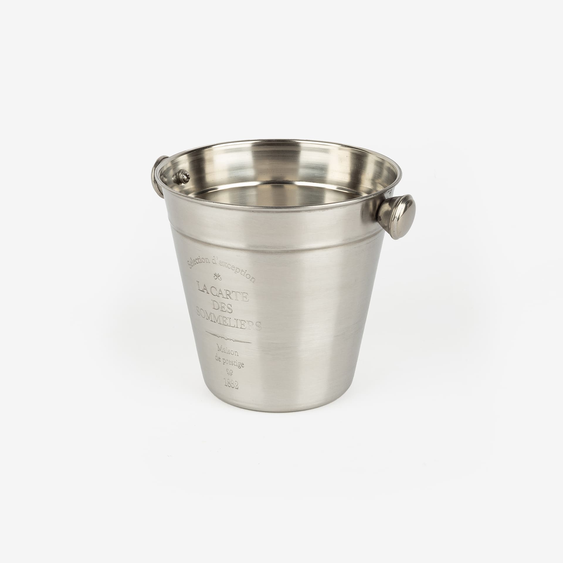 Cubitera con asas cromada Ø16,5x13,5