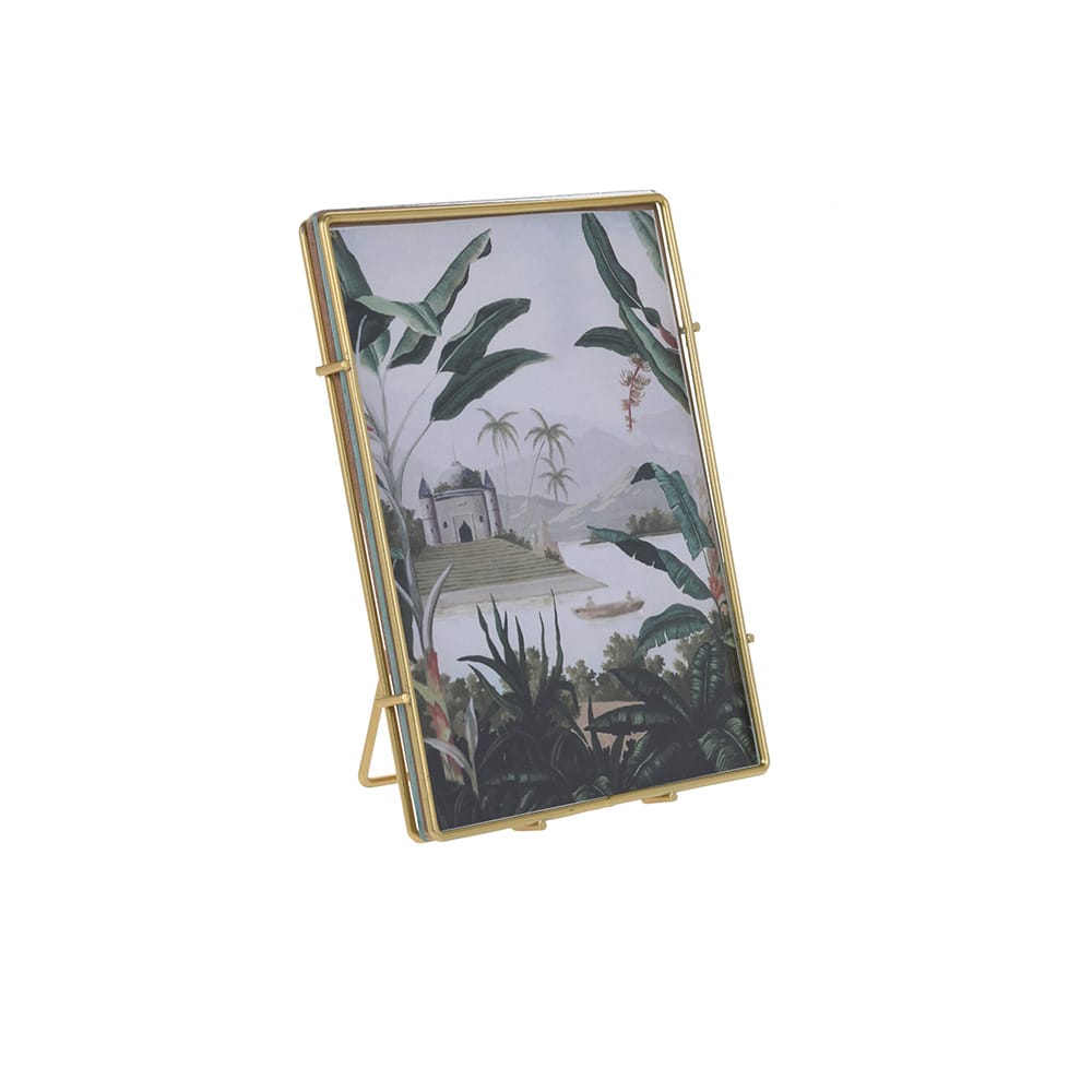 Marco de fotos dorado 13x17cm