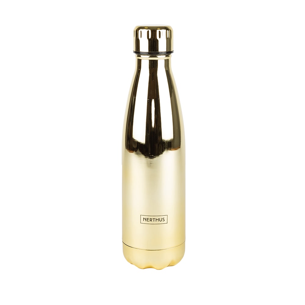 Botella termo de metal dorado 50cl