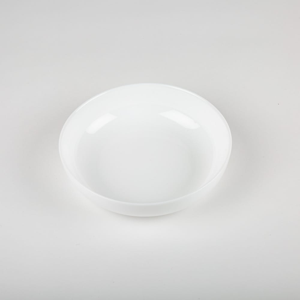 Plato llano blanco opal Ø17cm