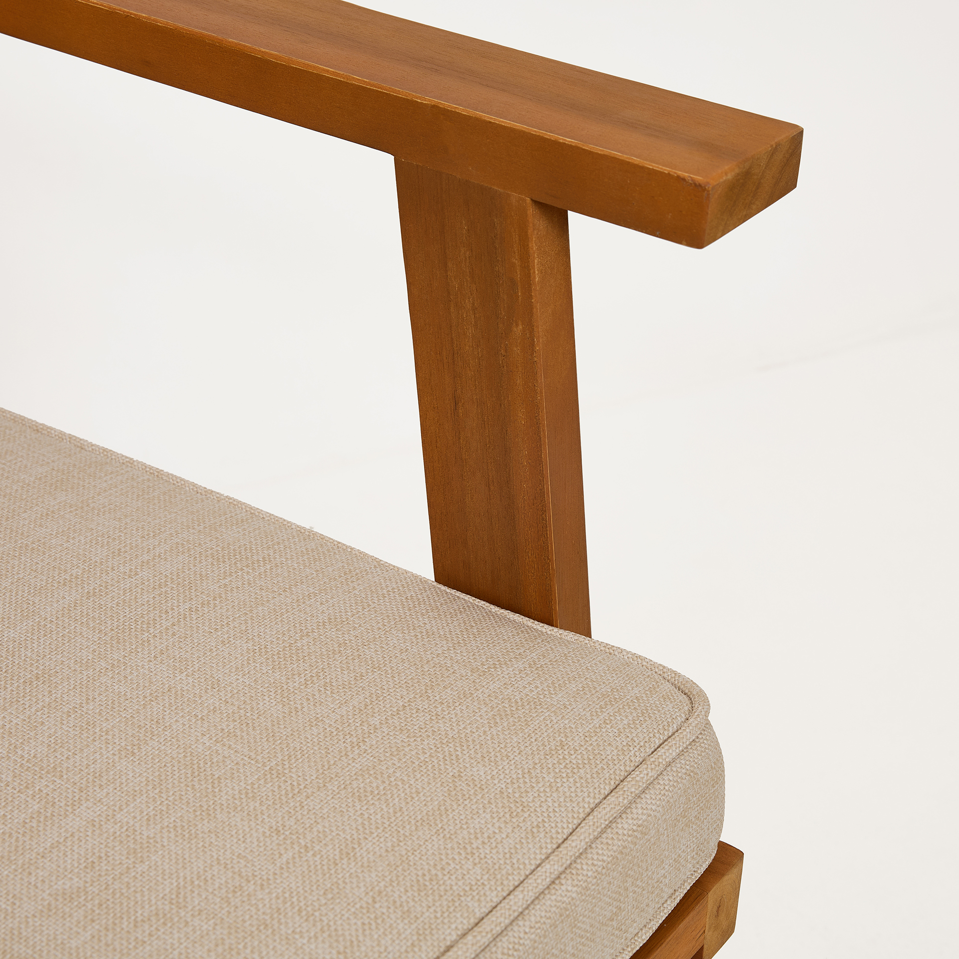 Set de jardín de 4 piezas de madera de acacia Corfu