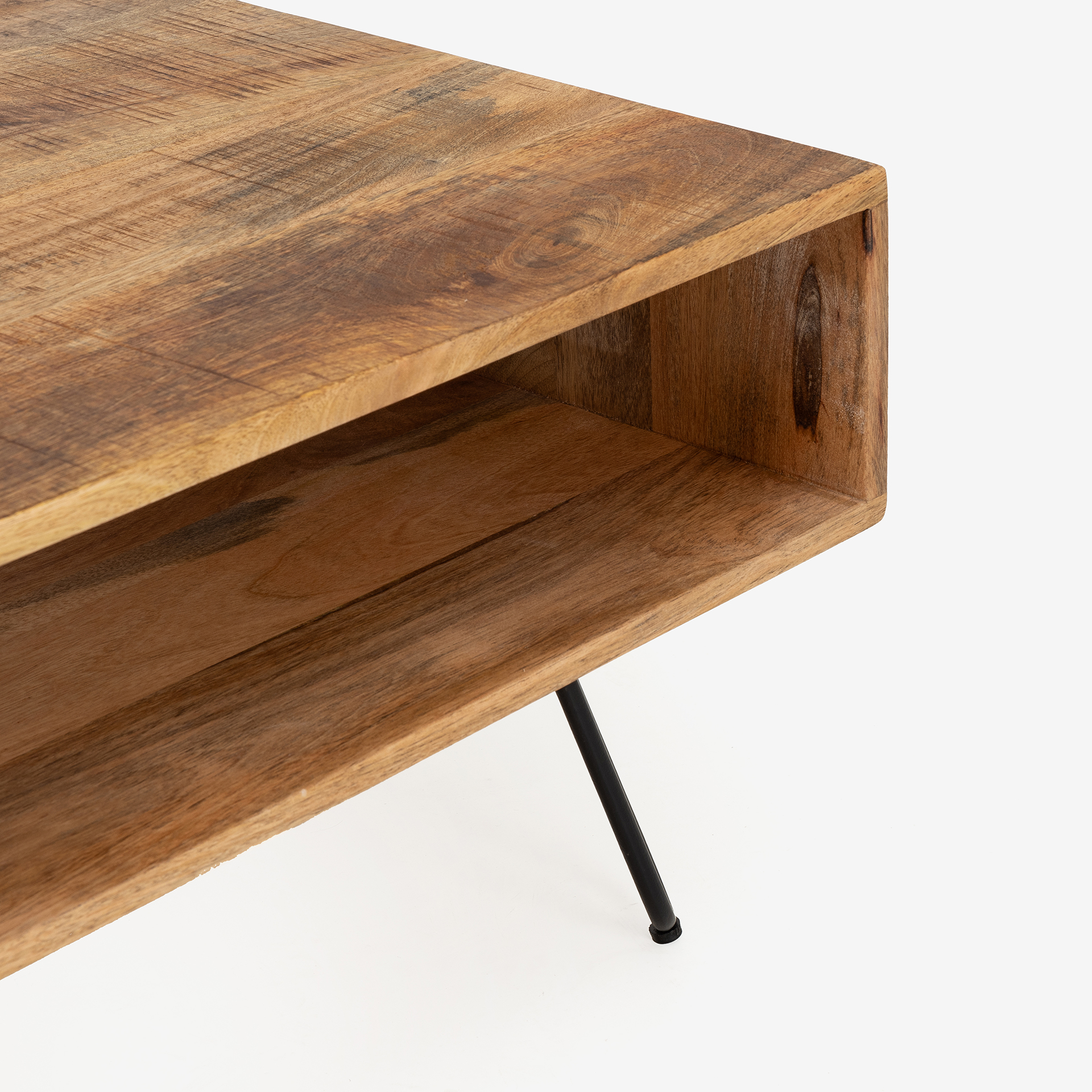 Mesa de centro de madera de mango Chloe 120x60x41cm Clau&Chloe