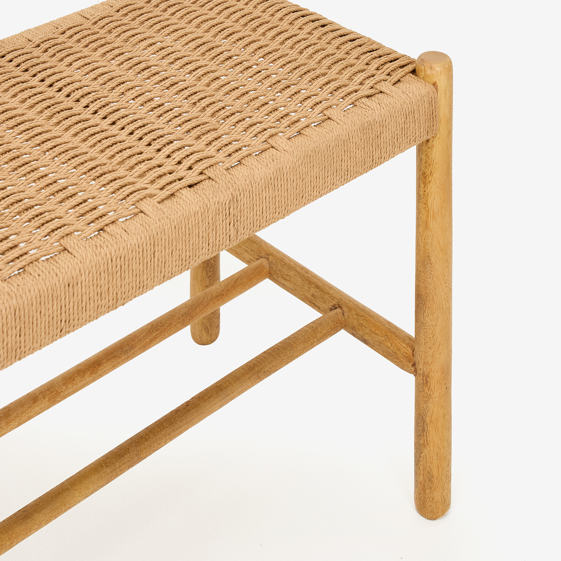 Banco de madera mango Insua 90x40x46cm