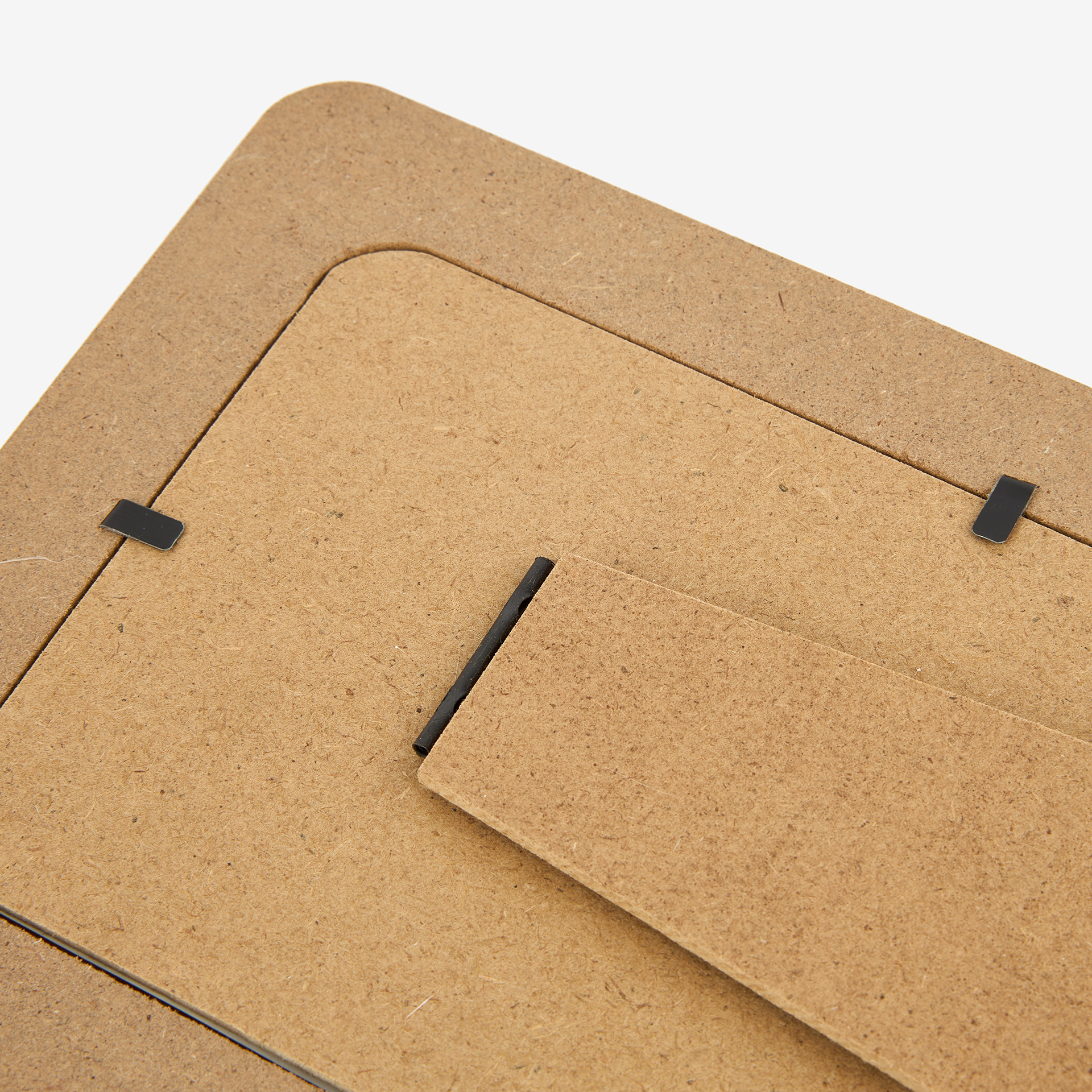 Marco de fotos de madera MDF y cuerda Concha 10x15cm