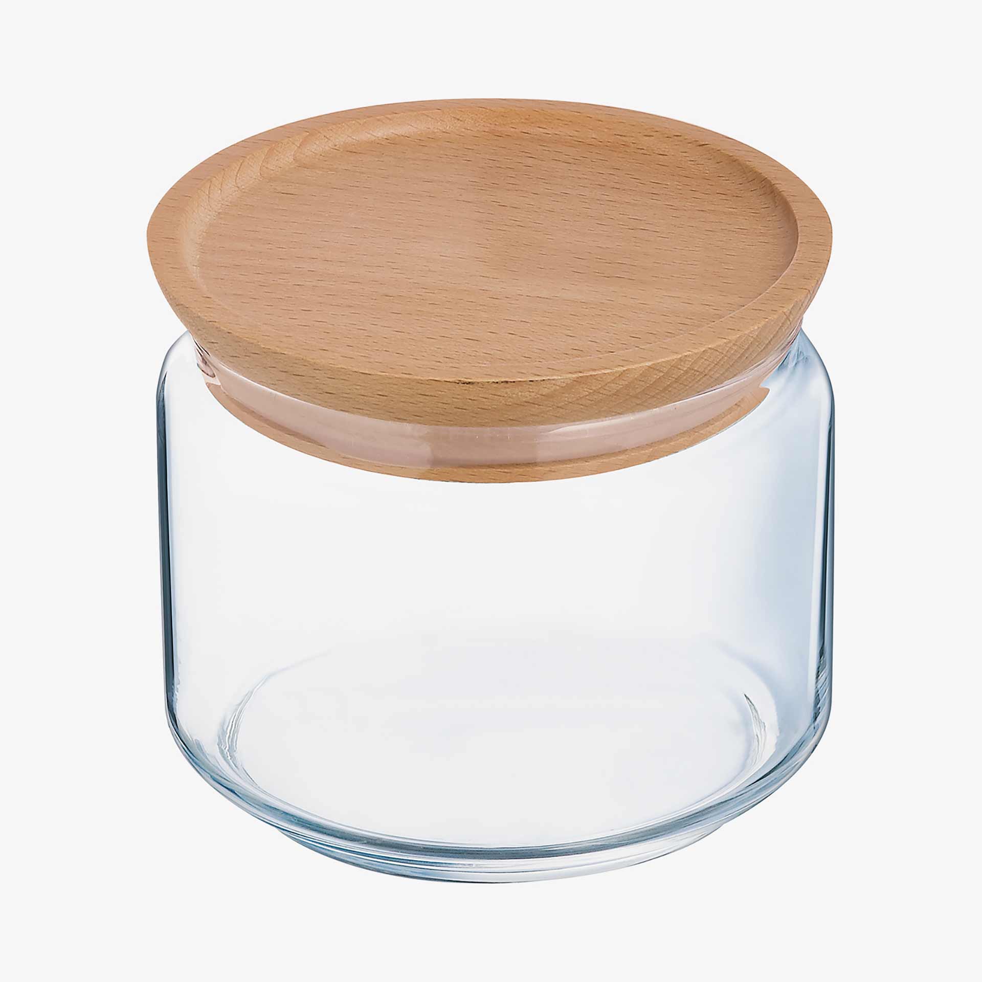 Tarro hermético con tapa madera Triven 50cl