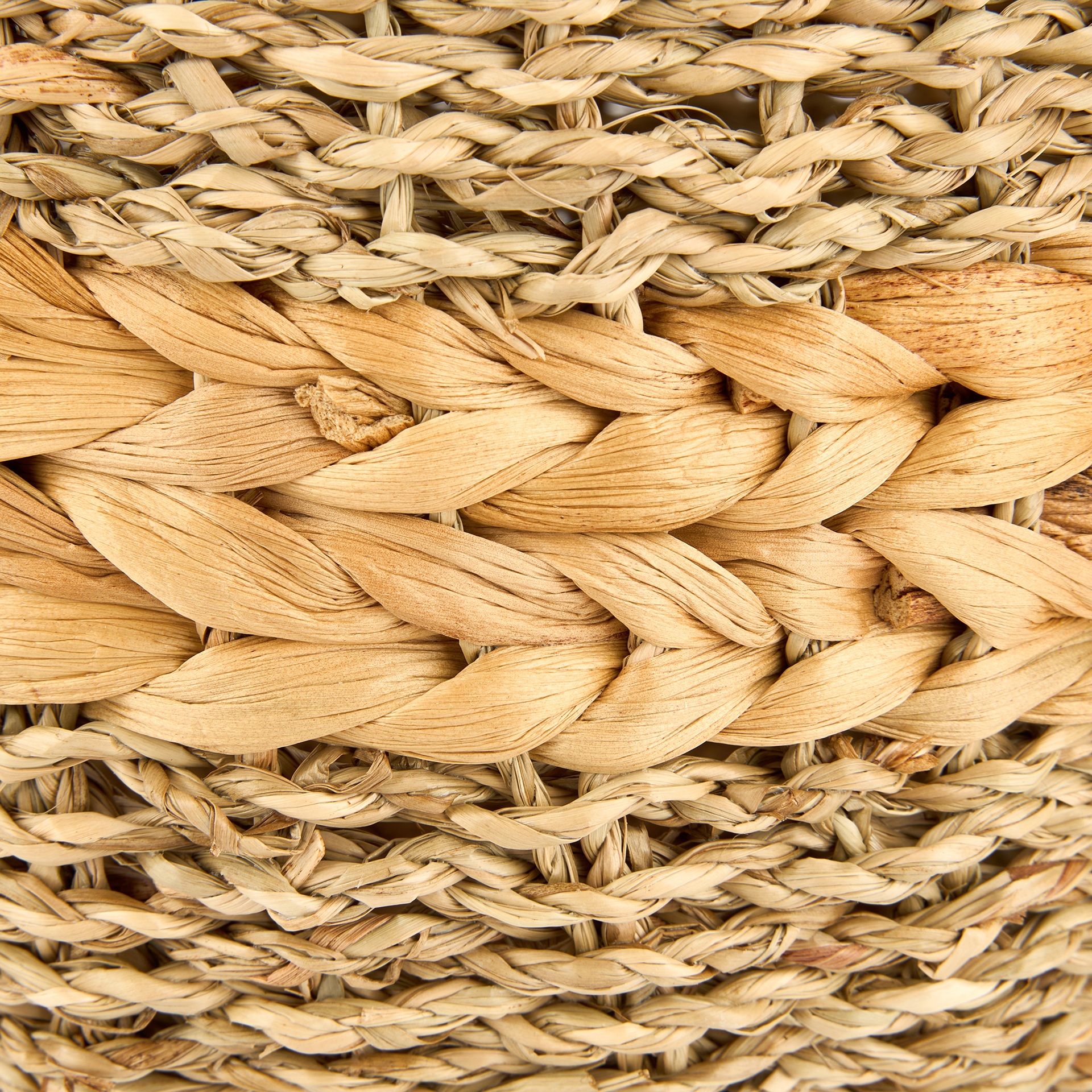 Cesta de fibras naturales Kenten Ø26x23cm