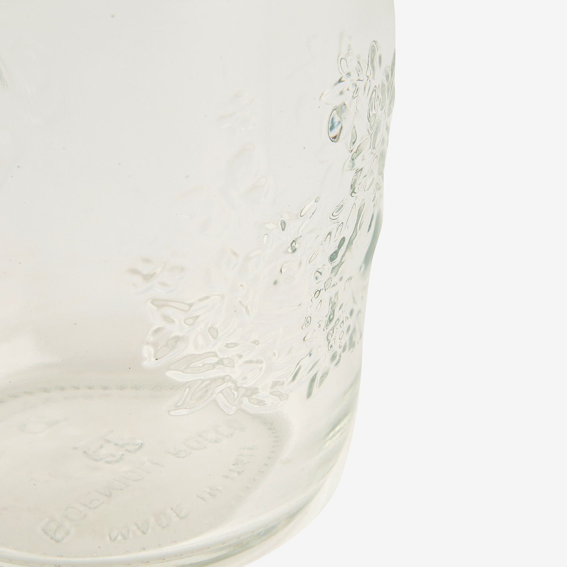 Vasito de vidrio con tapa Quattro Stagioni 32cl