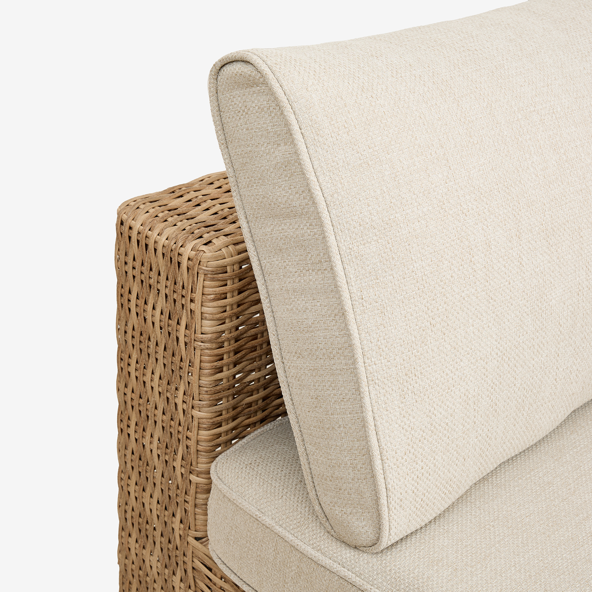 Set de jardín de 4 piezas de ratán sintético Ibiza