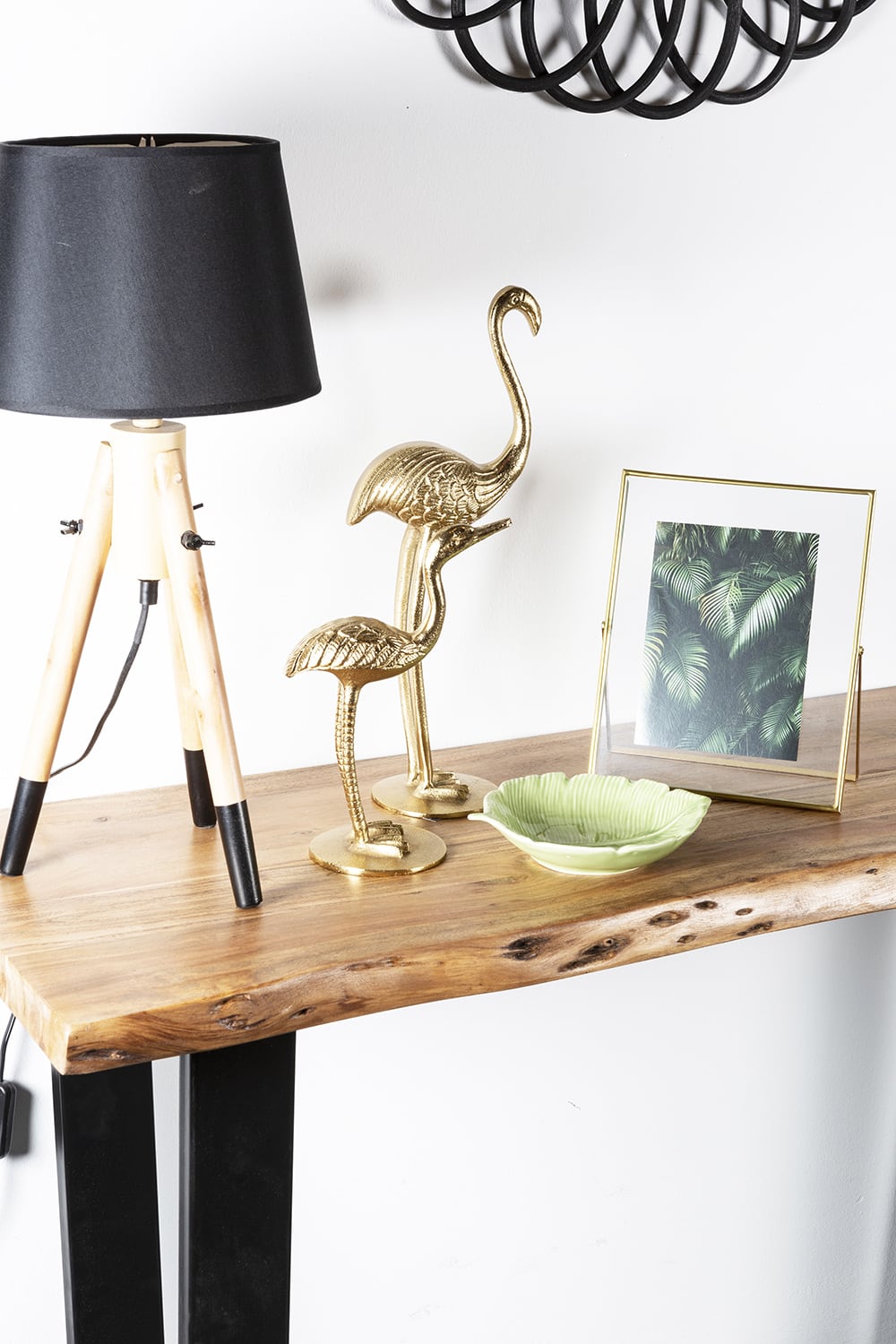 Consola de madera de acacia Brooklyn 120x40x80cm