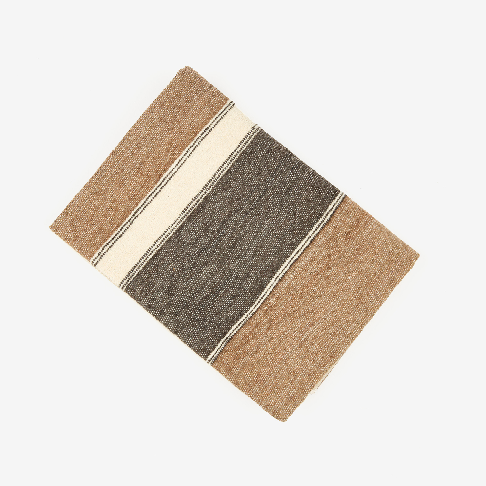 Funda de coj&iacute;n de chenilla rayas Micata 30x45cm