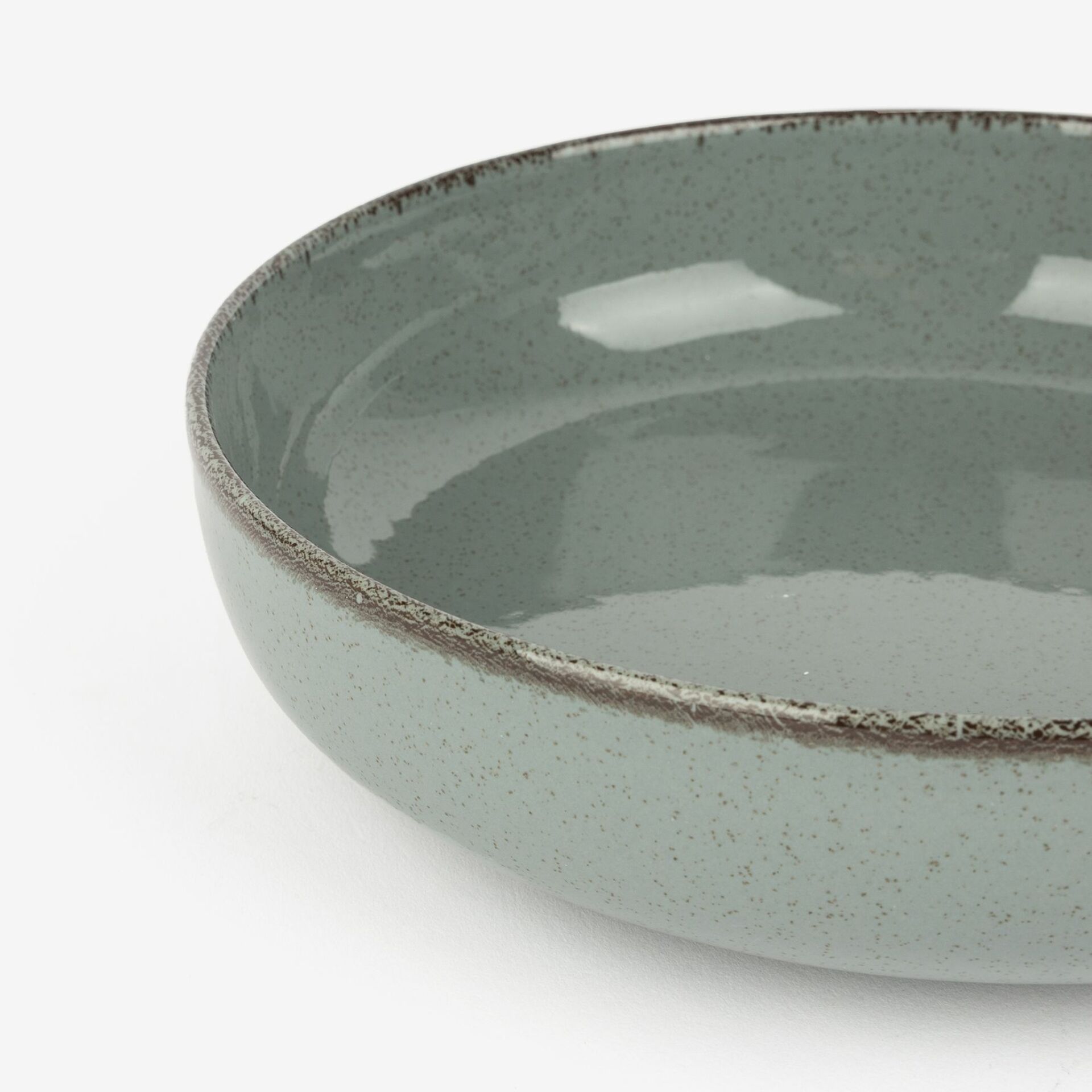 Plato hondo de porcelana azul Olite &Oslash;20cm