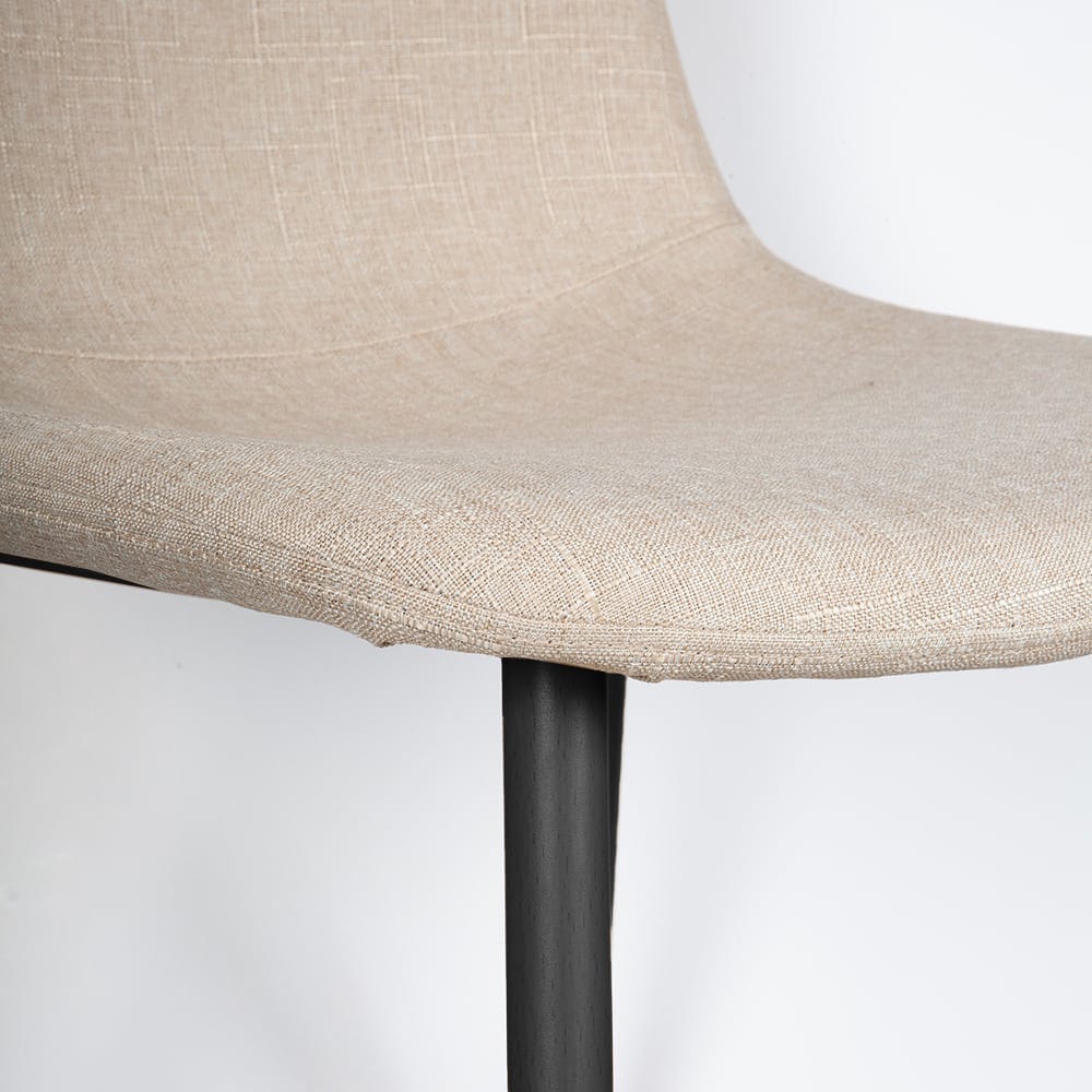Silla de comedor beige arena Concept 45x55x86cm
