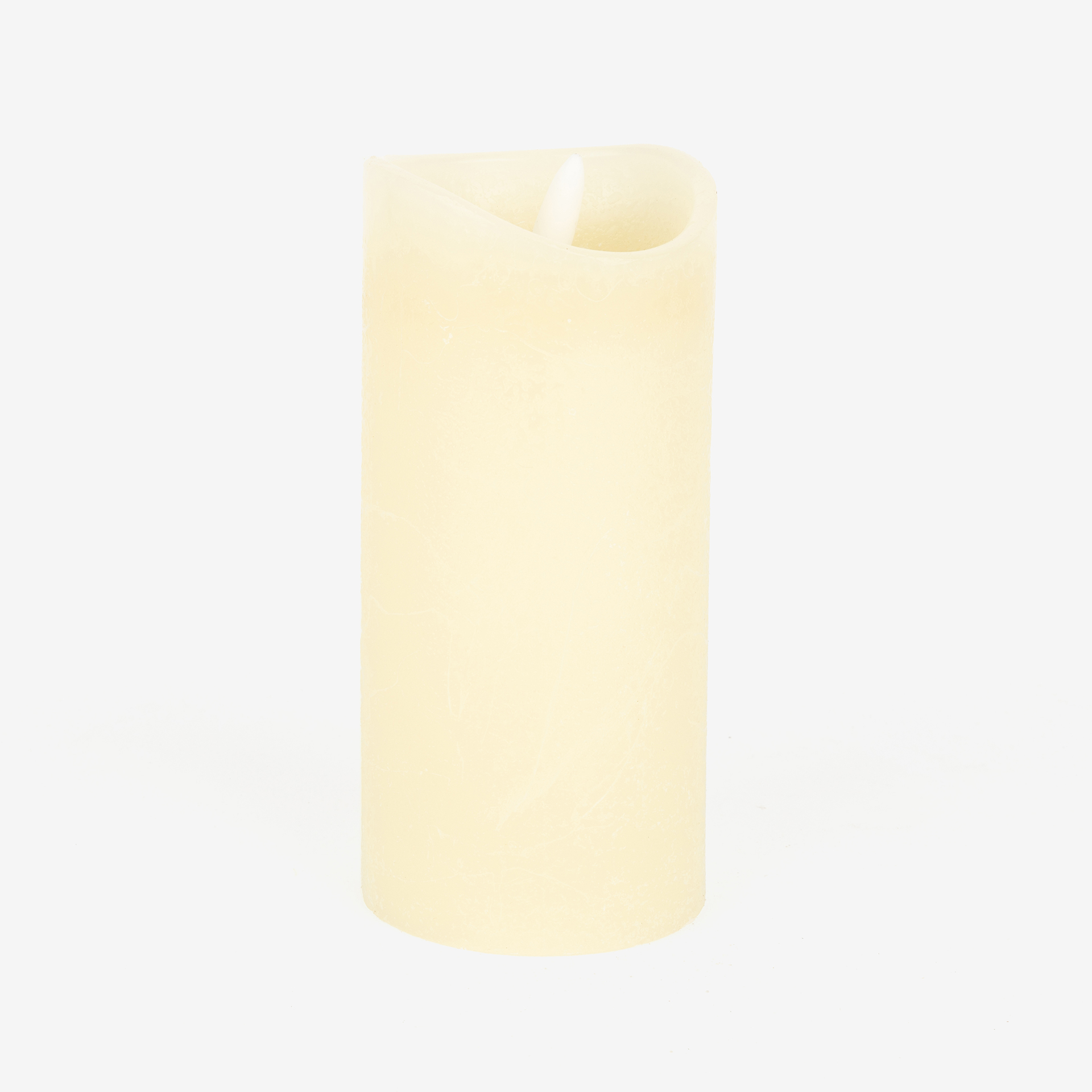 Vela LED crema 7x15cm
