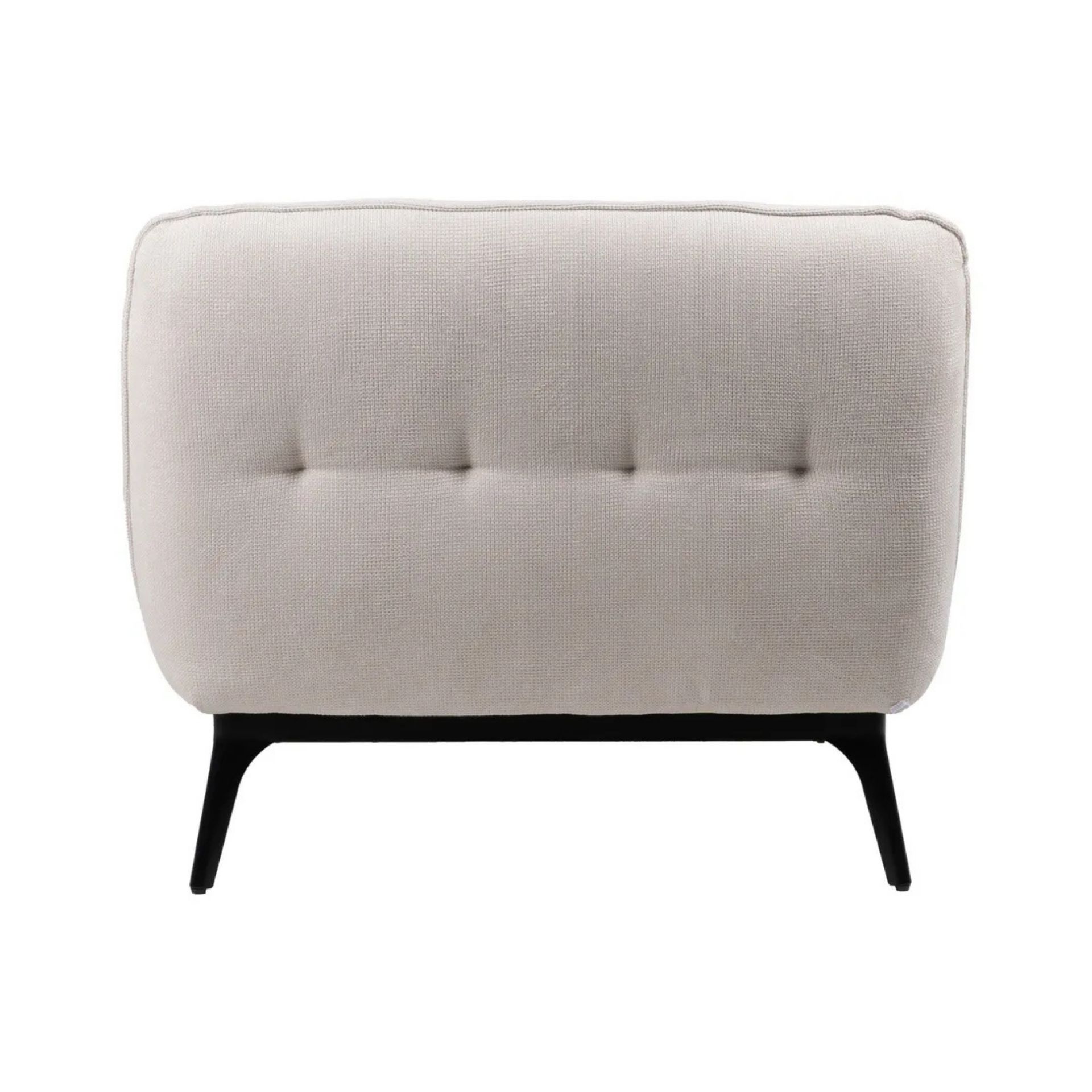 Sof&aacute; modular chaise longue crema 168x90x82cm