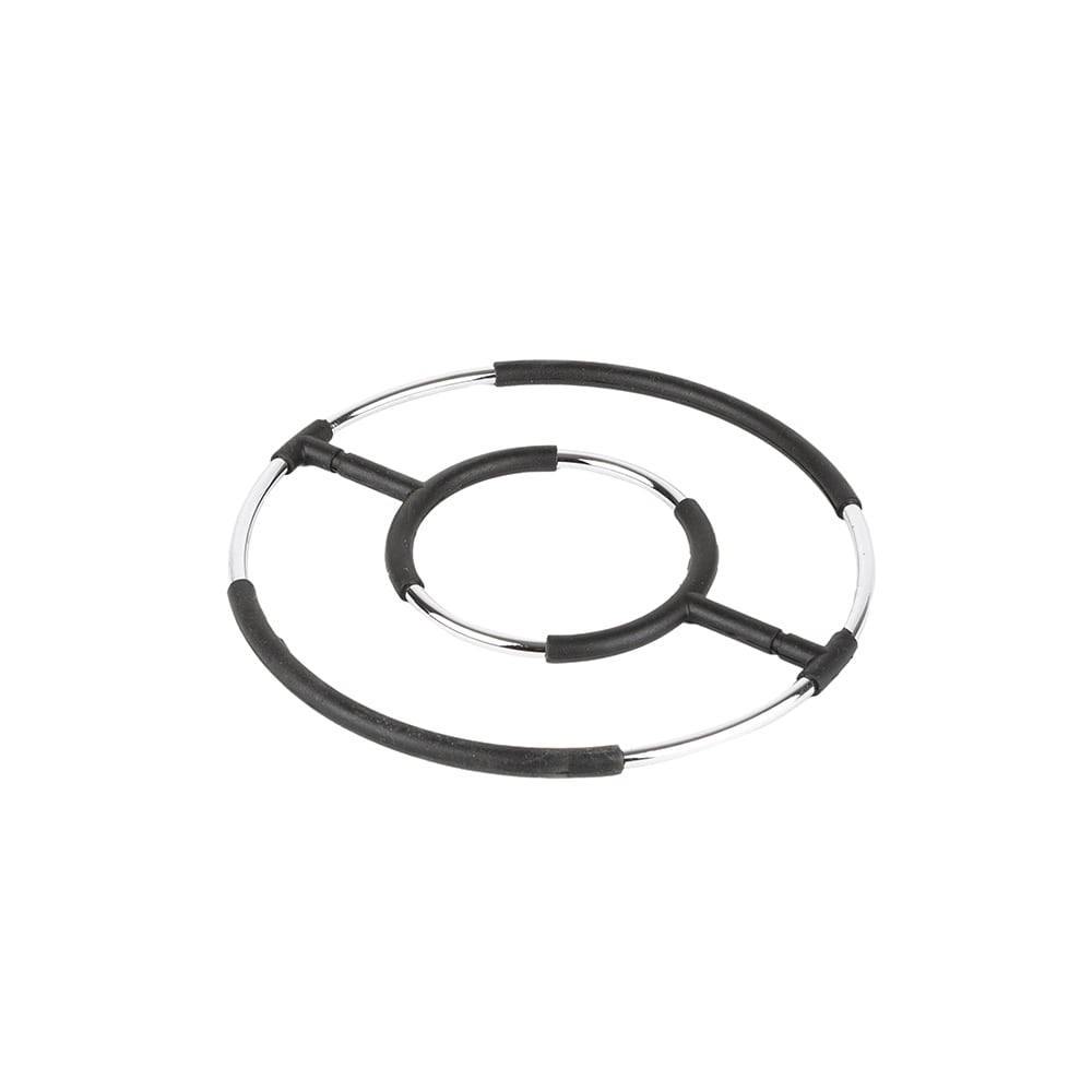 Salvamanteles redondo metal negro