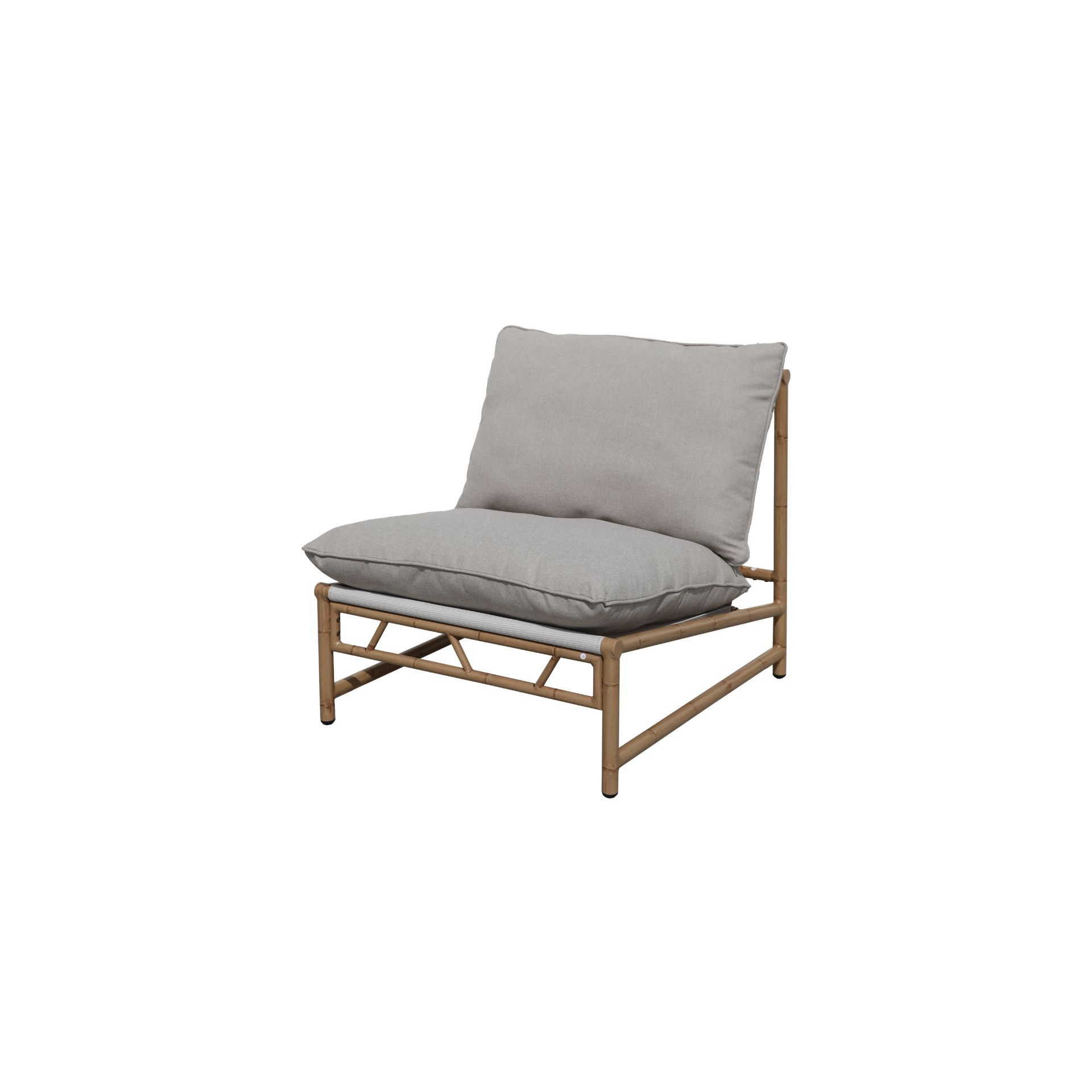 Set de jardín de 4 piezas de aluminio Gadiana